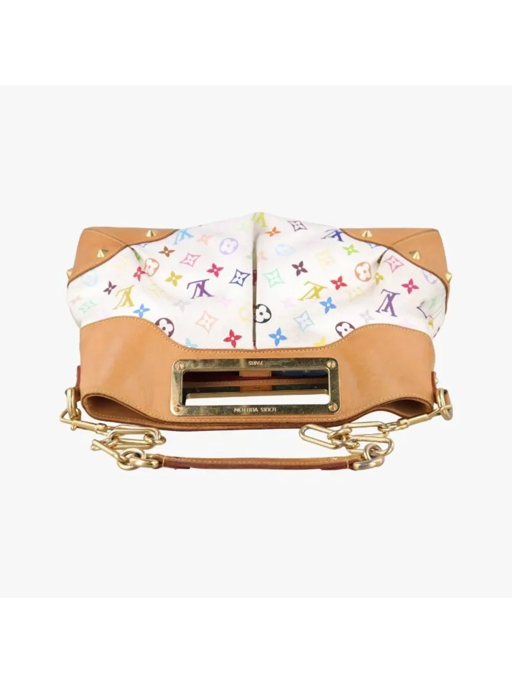 Louis Vuitton Judy MM Blanc Monogram Multicolor Shoulder Bag